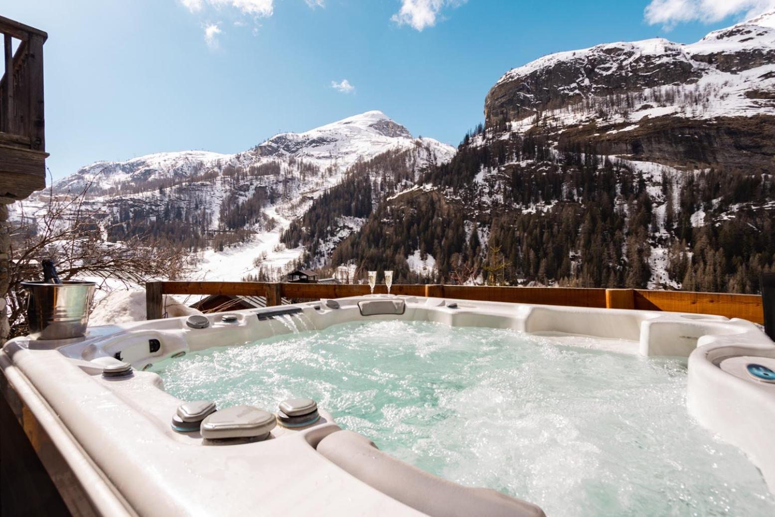 Chalet Panoramique By Chalet Chardons Tignes Buitenkant foto